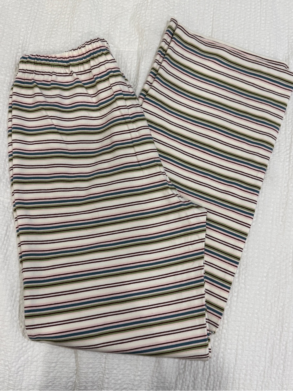 Parke Cream Stripe Lounge Pants